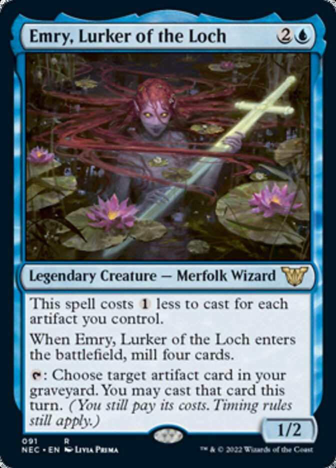 Emry, Lurker of the Loch [Kamigawa: Neon Dynasty Commander] | Boutique FDB TCG
