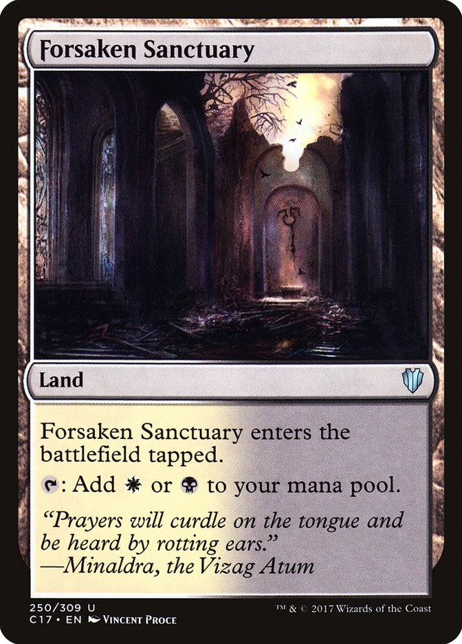 Forsaken Sanctuary [Commander 2017] | Boutique FDB TCG