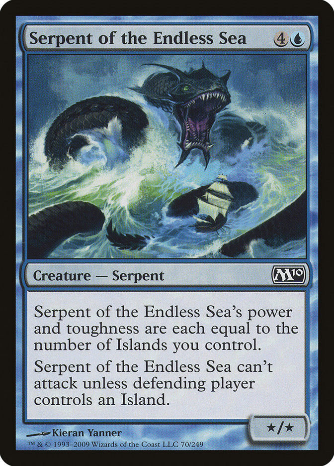 Serpent of the Endless Sea [Magic 2010] | Boutique FDB TCG