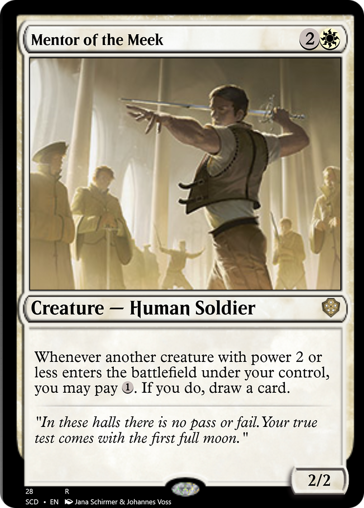 Mentor of the Meek [Starter Commander Decks] | Boutique FDB TCG