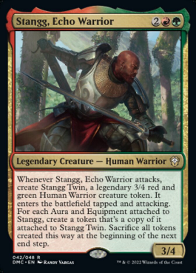 Stangg, Echo Warrior [Dominaria United Commander] | Boutique FDB TCG