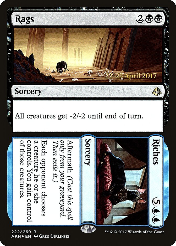 Rags // Riches [Amonkhet Prerelease Promos] | Boutique FDB TCG