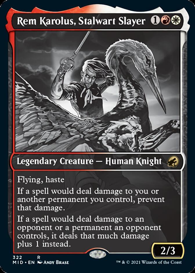 Rem Karolus, Stalwart Slayer (Showcase Eternal Night) [Innistrad: Midnight Hunt] | Boutique FDB TCG