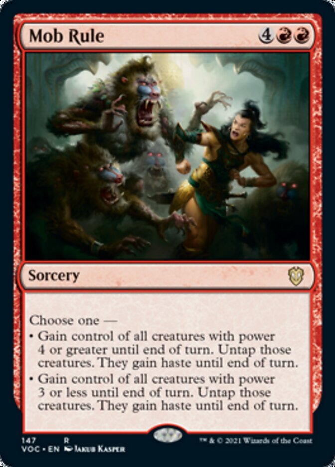 Mob Rule [Innistrad: Crimson Vow Commander] | Boutique FDB TCG