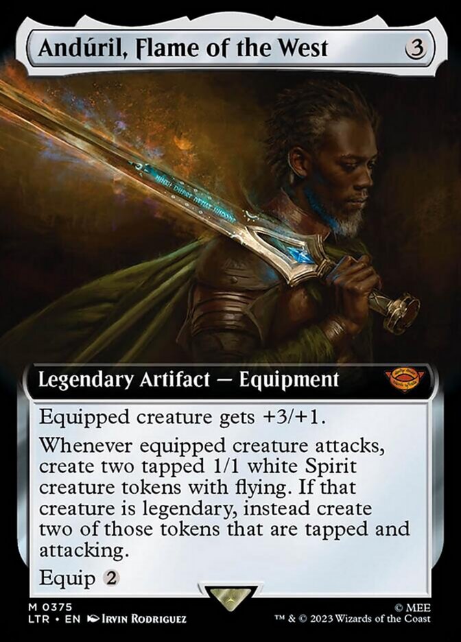 Anduril, Flame of the West (Extended Art) [The Lord of the Rings: Tales of Middle-Earth] | Boutique FDB TCG