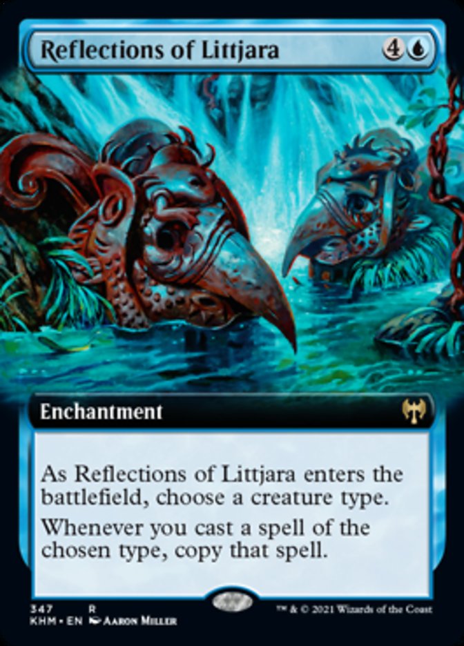 Reflections of Littjara (Extended Art) [Kaldheim] | Boutique FDB TCG