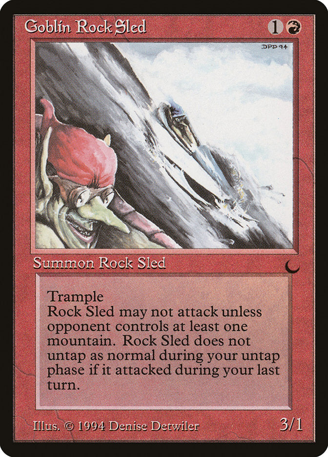 Goblin Rock Sled [The Dark] | Boutique FDB TCG