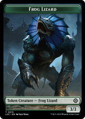 Frog Lizard // Merfolk (0003) Double-Sided Token [The Lost Caverns of Ixalan Commander Tokens] | Boutique FDB TCG