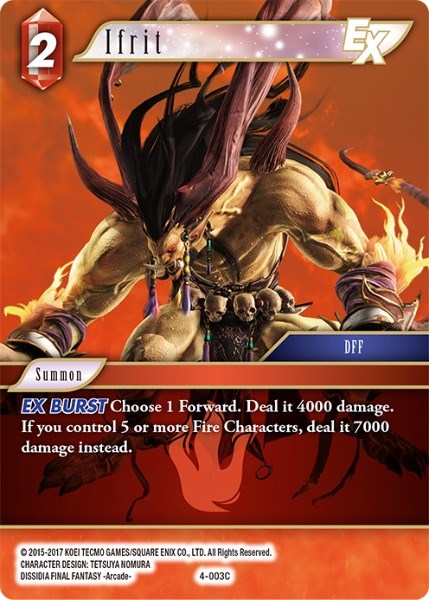 Ifrit EX [Opus IV] | Boutique FDB TCG