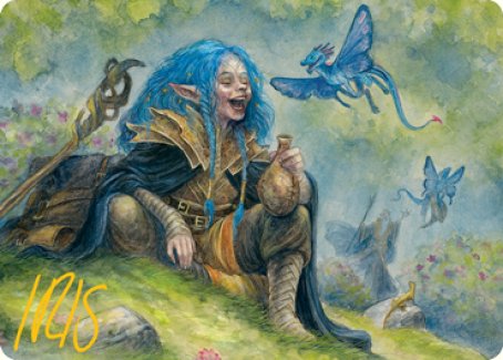 Feywild Trickster Art Card (Gold-Stamped Signature) [Dungeons & Dragons: Adventures in the Forgotten Realms Art Series] | Boutique FDB TCG