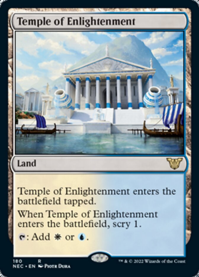 Temple of Enlightenment [Kamigawa: Neon Dynasty Commander] | Boutique FDB TCG