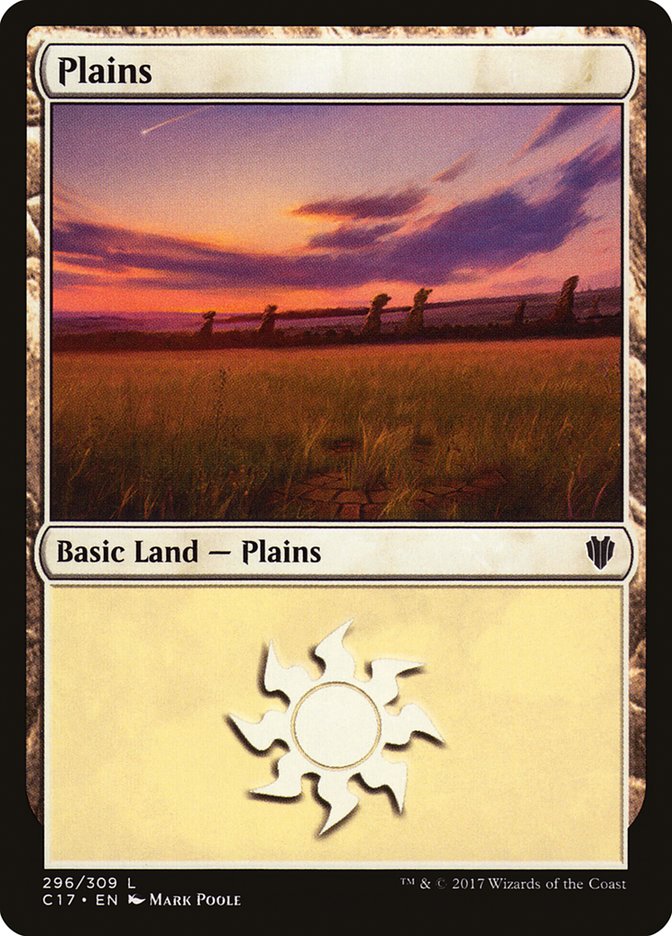 Plains (296) [Commander 2017] | Boutique FDB TCG