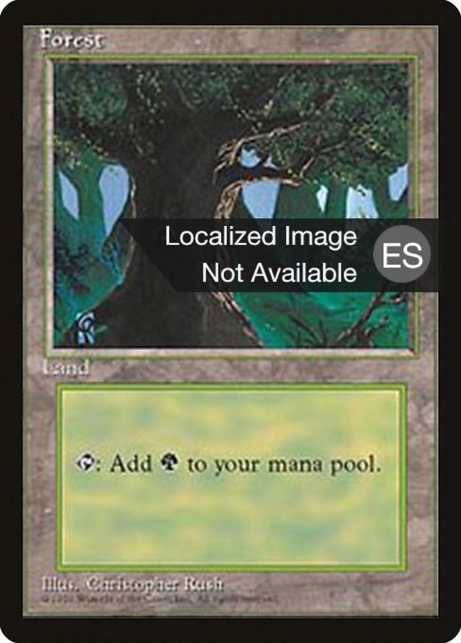 Forest (C) [Fourth Edition (Foreign Black Border)] | Boutique FDB TCG