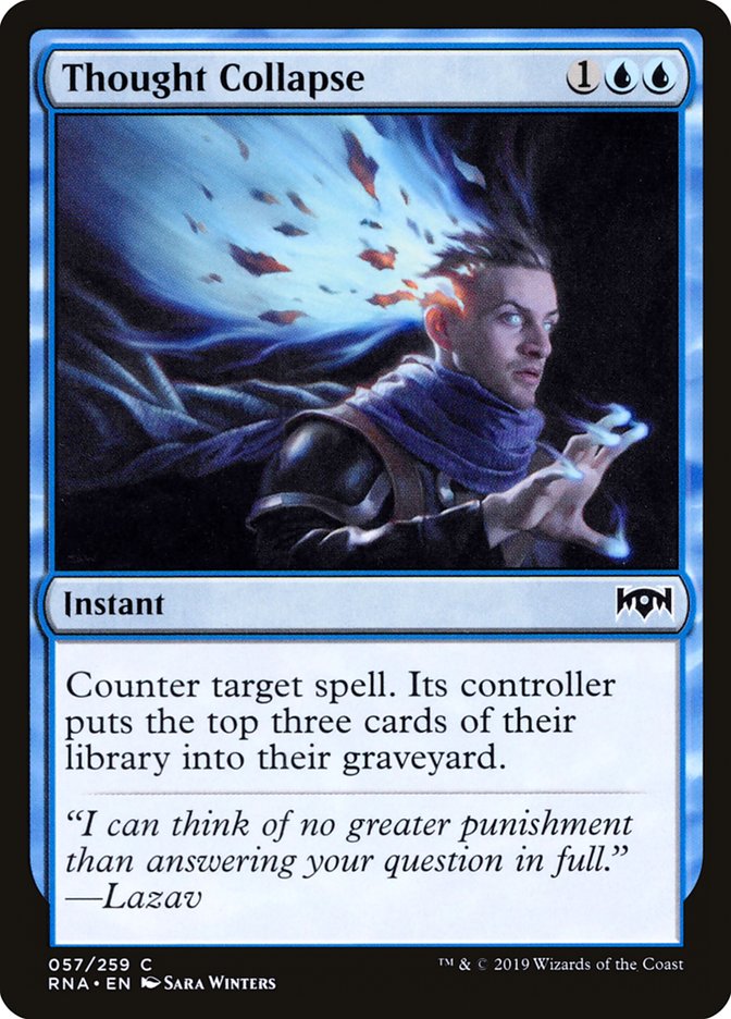 Thought Collapse [Ravnica Allegiance] | Boutique FDB TCG