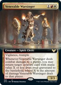 Venerable Warsinger (Extended Art) [Strixhaven: School of Mages] | Boutique FDB TCG