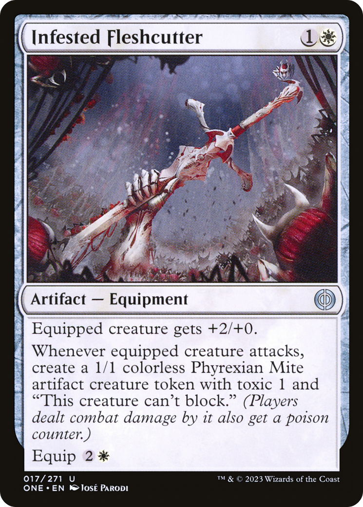 Infested Fleshcutter [Phyrexia: All Will Be One] | Boutique FDB TCG