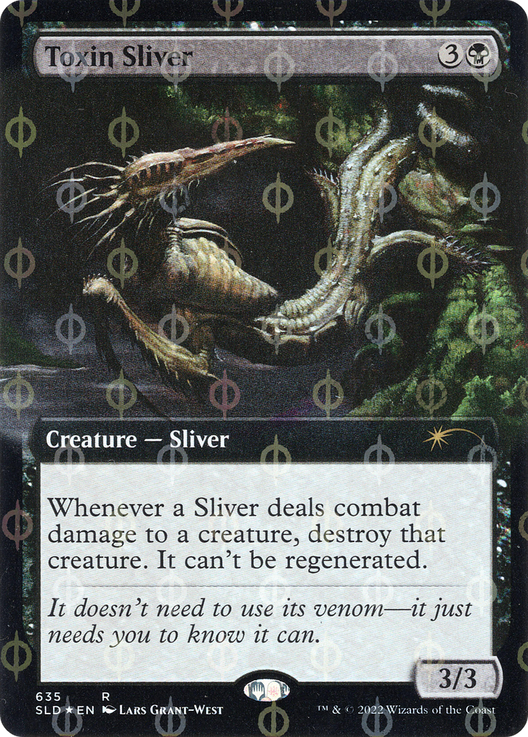 Toxin Sliver (Extended Art) (Step-and-Compleat Foil) [Secret Lair Drop Promos] | Boutique FDB TCG