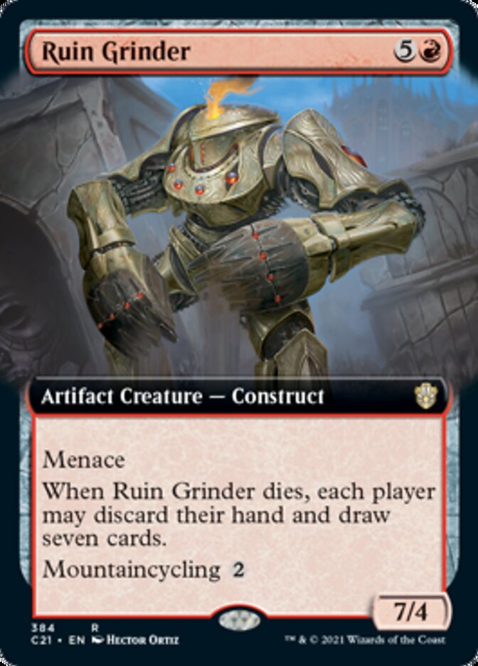 Ruin Grinder (Extended Art) [Commander 2021] | Boutique FDB TCG