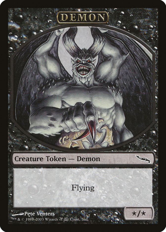 Demon Token [Magic Player Rewards 2003] | Boutique FDB TCG
