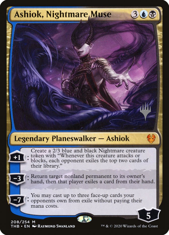 Ashiok, Nightmare Muse (Promo Pack) [Theros Beyond Death Promos] | Boutique FDB TCG