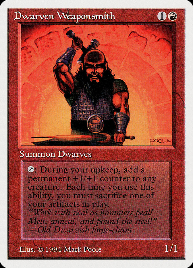 Dwarven Weaponsmith [Summer Magic / Edgar] | Boutique FDB TCG