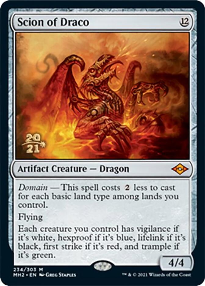 Scion of Draco [Modern Horizons 2 Prerelease Promos] | Boutique FDB TCG