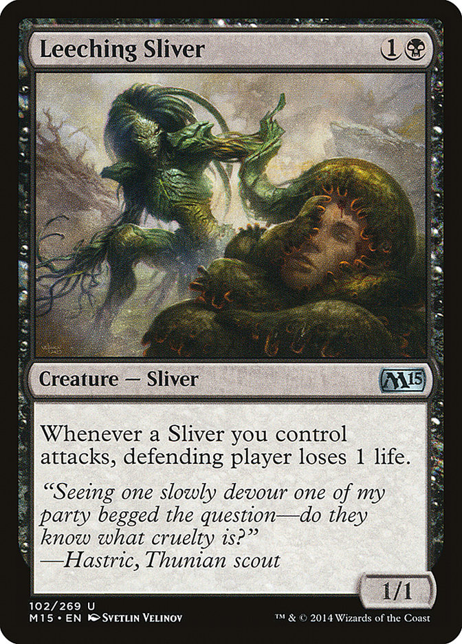 Leeching Sliver [Magic 2015] | Boutique FDB TCG