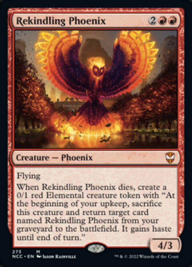 Rekindling Phoenix [Streets of New Capenna Commander] | Boutique FDB TCG