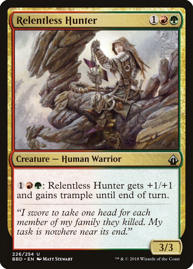 Relentless Hunter [Battlebond] | Boutique FDB TCG