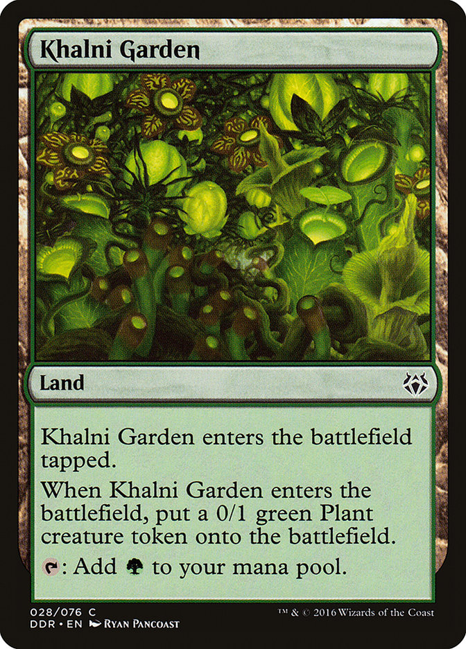 Khalni Garden [Duel Decks: Nissa vs. Ob Nixilis] | Boutique FDB TCG