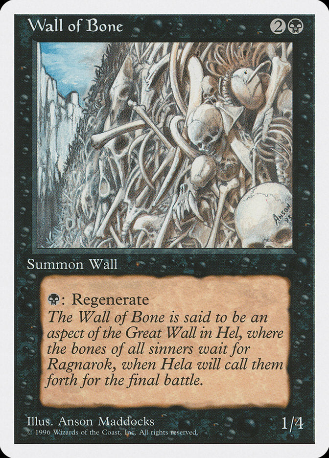 Wall of Bone [Introductory Two-Player Set] | Boutique FDB TCG