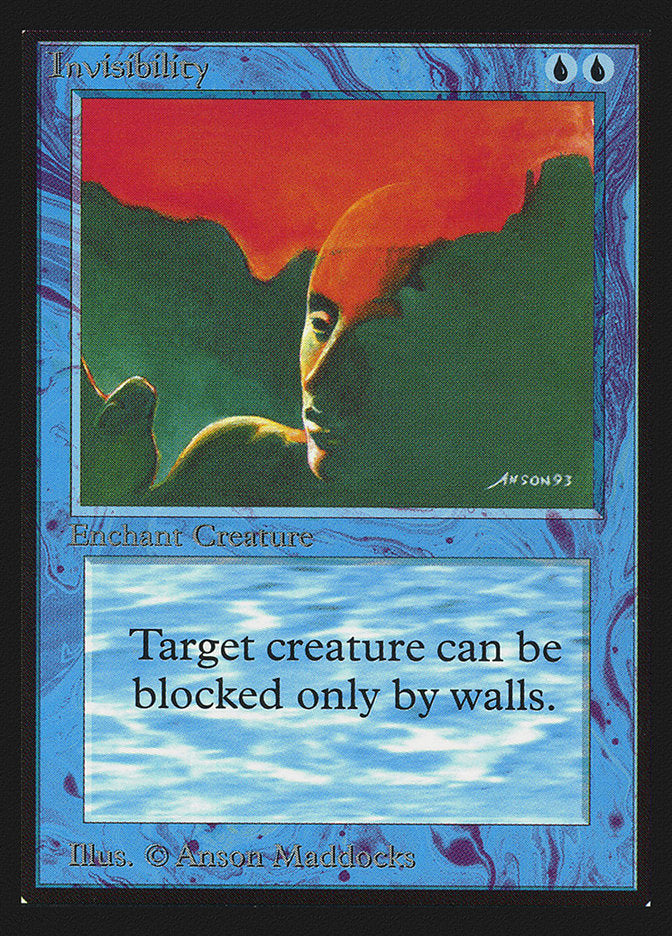 Invisibility [Collectors' Edition] | Boutique FDB TCG