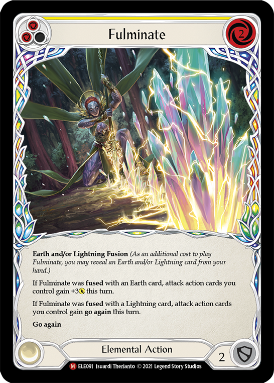 Fulminate [ELE091] (Tales of Aria)  1st Edition Normal | Boutique FDB TCG