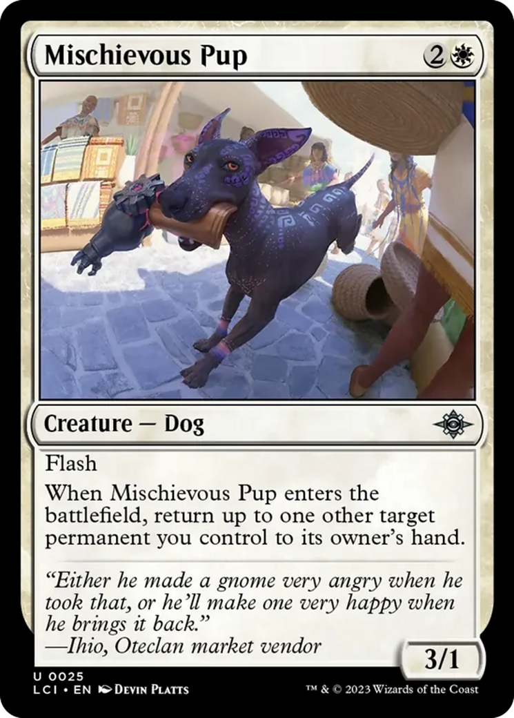 Mischievous Pup [The Lost Caverns of Ixalan] | Boutique FDB TCG
