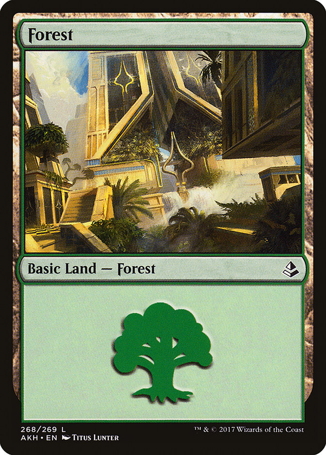 Forest (268) [Amonkhet] | Boutique FDB TCG
