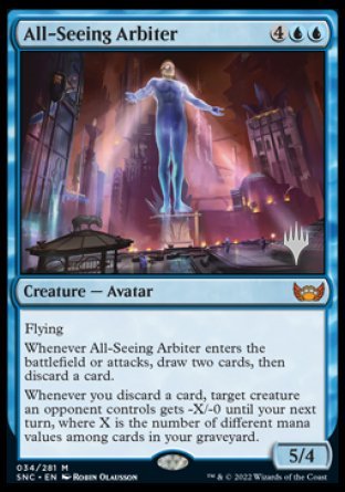 All-Seeing Arbiter (Promo Pack) [Streets of New Capenna Promos] | Boutique FDB TCG
