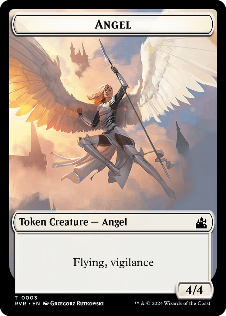 Angel Token (0003) [Ravnica Remastered Tokens] | Boutique FDB TCG