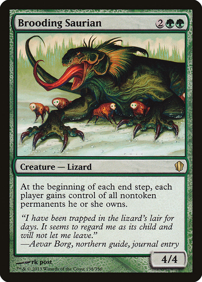 Brooding Saurian [Commander 2013] | Boutique FDB TCG