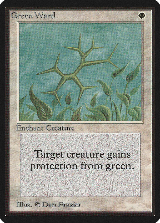 Green Ward [Beta Edition] | Boutique FDB TCG