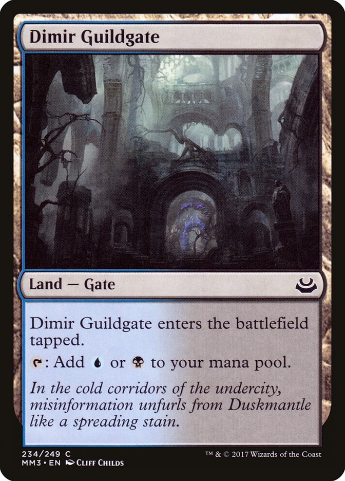 Dimir Guildgate [Modern Masters 2017] | Boutique FDB TCG