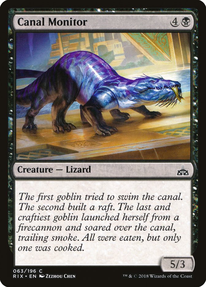 Canal Monitor [Rivals of Ixalan] | Boutique FDB TCG
