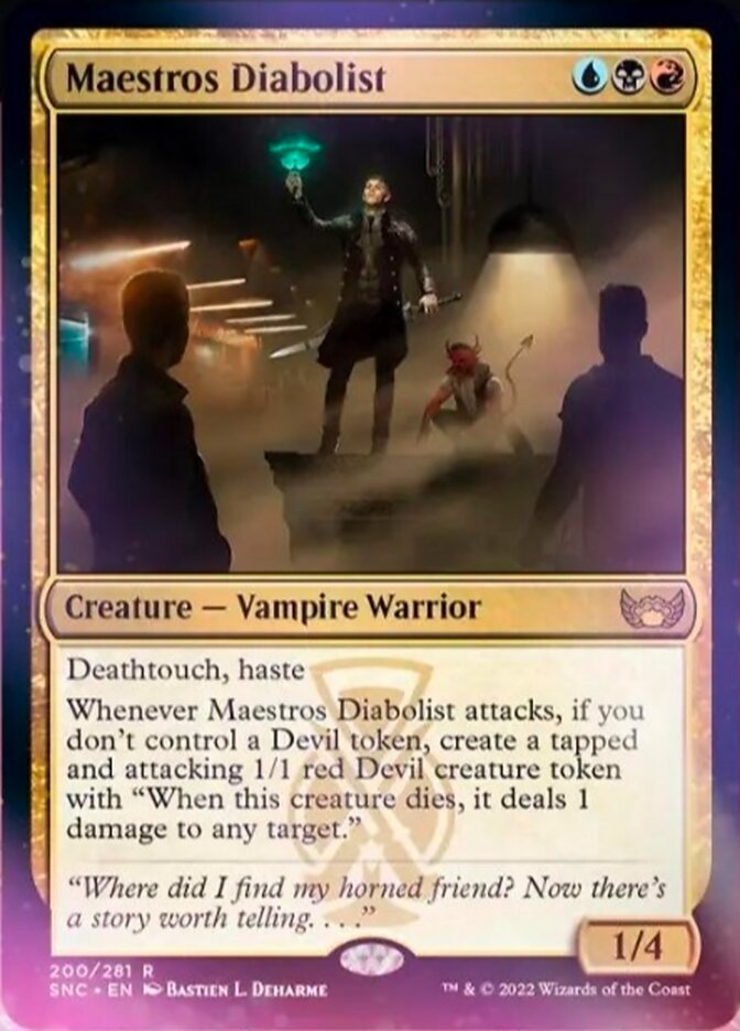 Maestros Diabolist [Streets of New Capenna] | Boutique FDB TCG