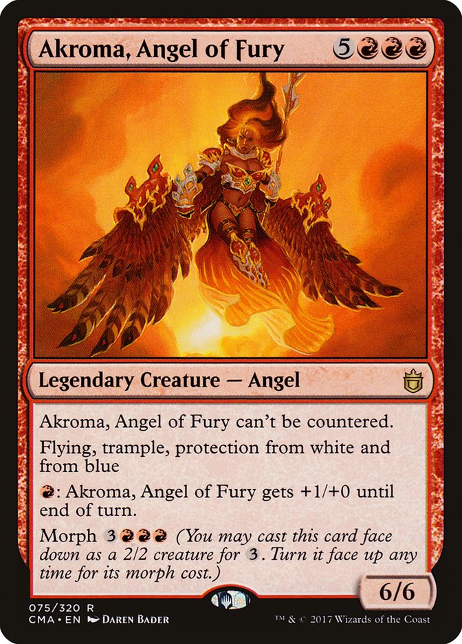 Akroma, Angel of Fury [Commander Anthology] | Boutique FDB TCG