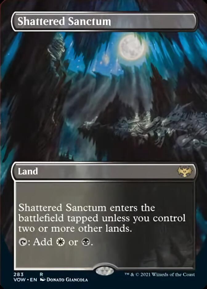 Shattered Sanctum (Borderless Alternate Art) [Innistrad: Crimson Vow] | Boutique FDB TCG