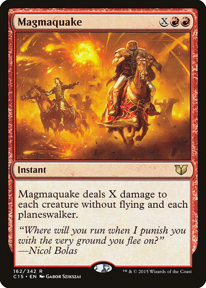 Magmaquake [Commander 2015] | Boutique FDB TCG