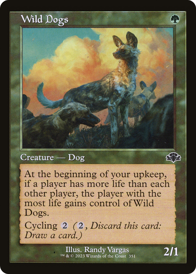 Wild Dogs (Retro) [Dominaria Remastered] | Boutique FDB TCG