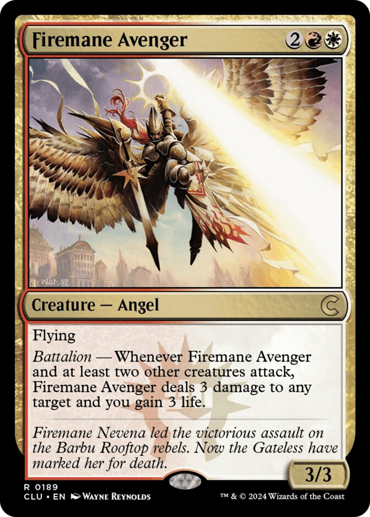 Firemane Avenger [Ravnica: Clue Edition] | Boutique FDB TCG