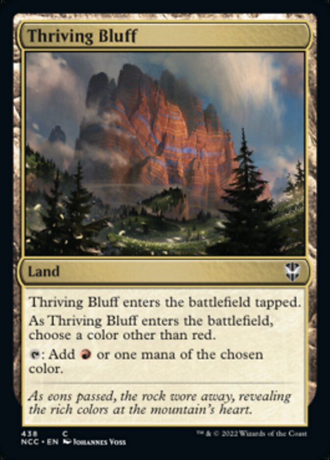 Thriving Bluff [Streets of New Capenna Commander] | Boutique FDB TCG