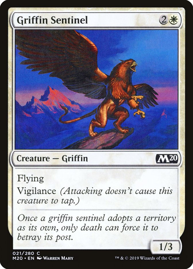 Griffin Sentinel [Core Set 2020] | Boutique FDB TCG