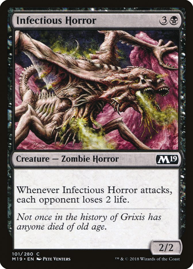 Infectious Horror [Core Set 2019] | Boutique FDB TCG